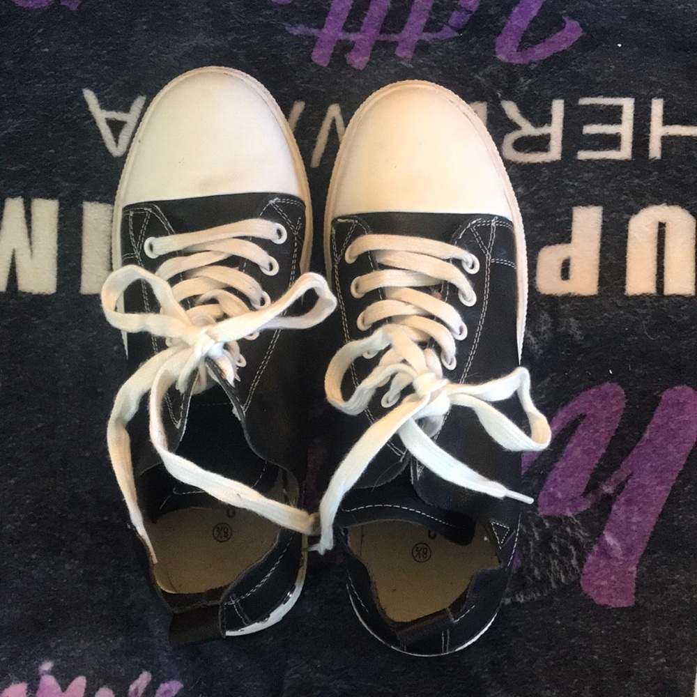 Black and White Sneakers